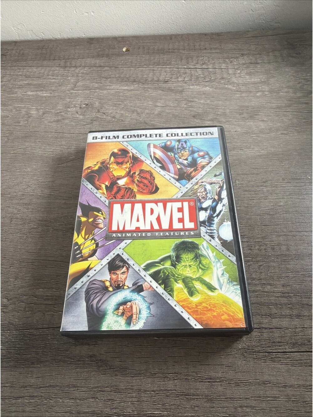 Marvel Animated Features 8 Film Collection DVD Set Thor Hulk Avengers 2012